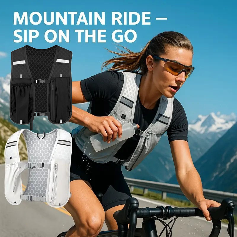Cycling Gear For Men - Unisex Water Resistant Breathable Sports Vest