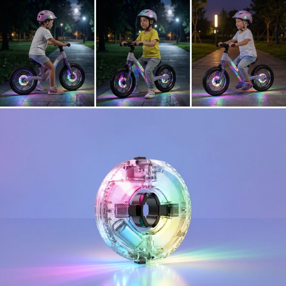 USB Charging LED Wheel Hub Lig - đánh giá và giá Cycling Safety Gear For Kids