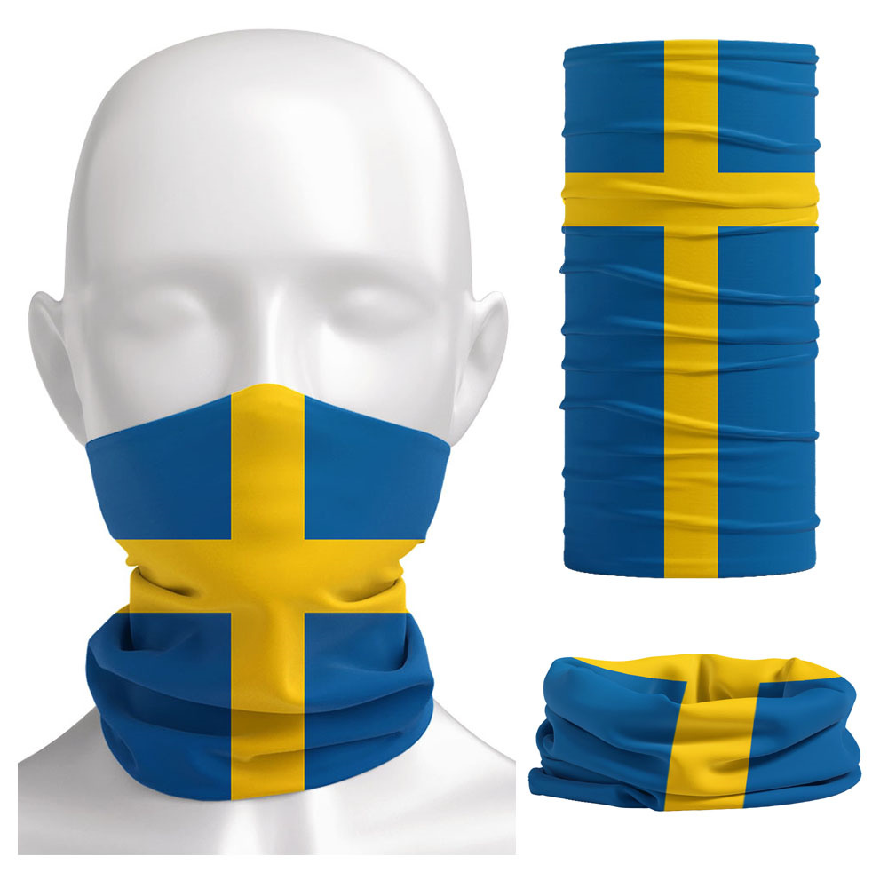 Sweden Flag Printed Bandana He - đánh giá và giá Cycling Gear Women