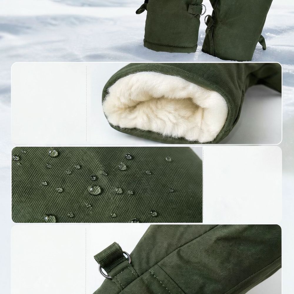 Winter Thermal Sheepskin Mitte - đánh giá và giá Cycling Gear Weather