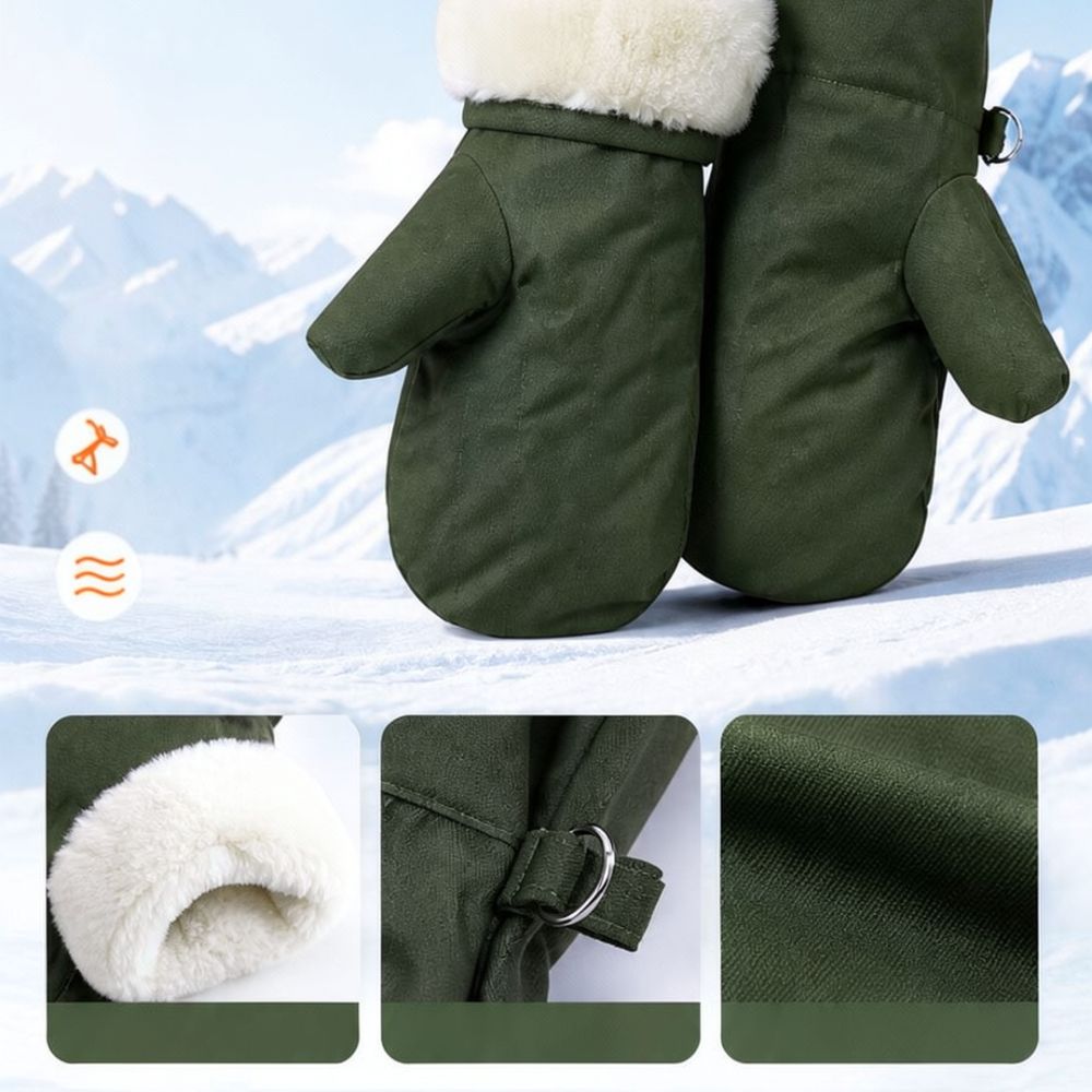 Winter Thermal Sheepskin Mitte - đánh giá và giá Cycling Gear Weather