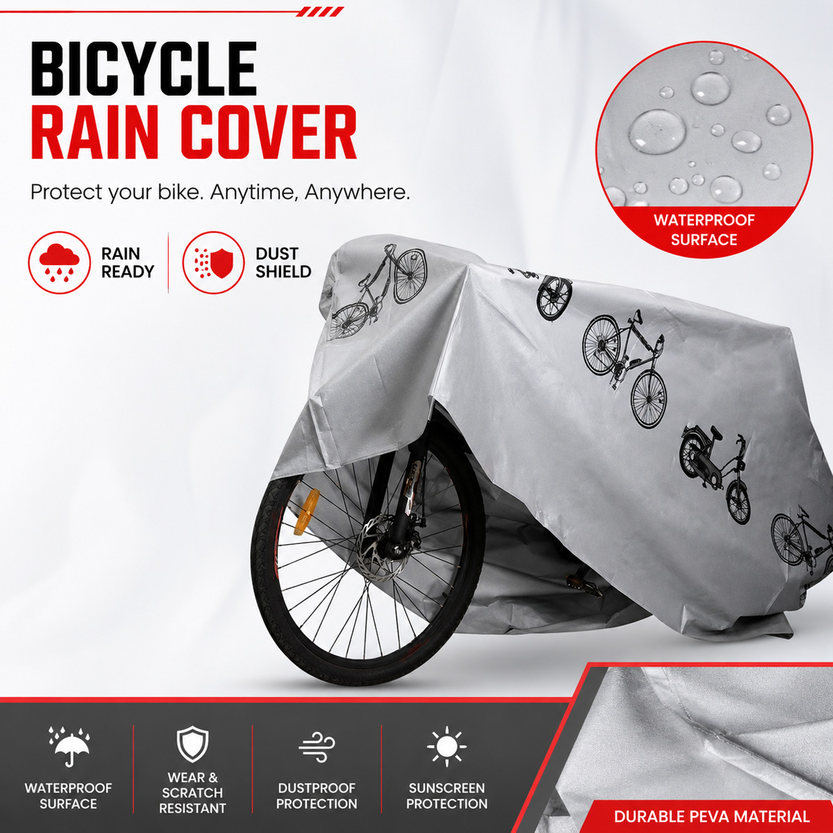 PINMOAP Universal Bicycle Rain - đánh giá và giá Cycling Gear Rain