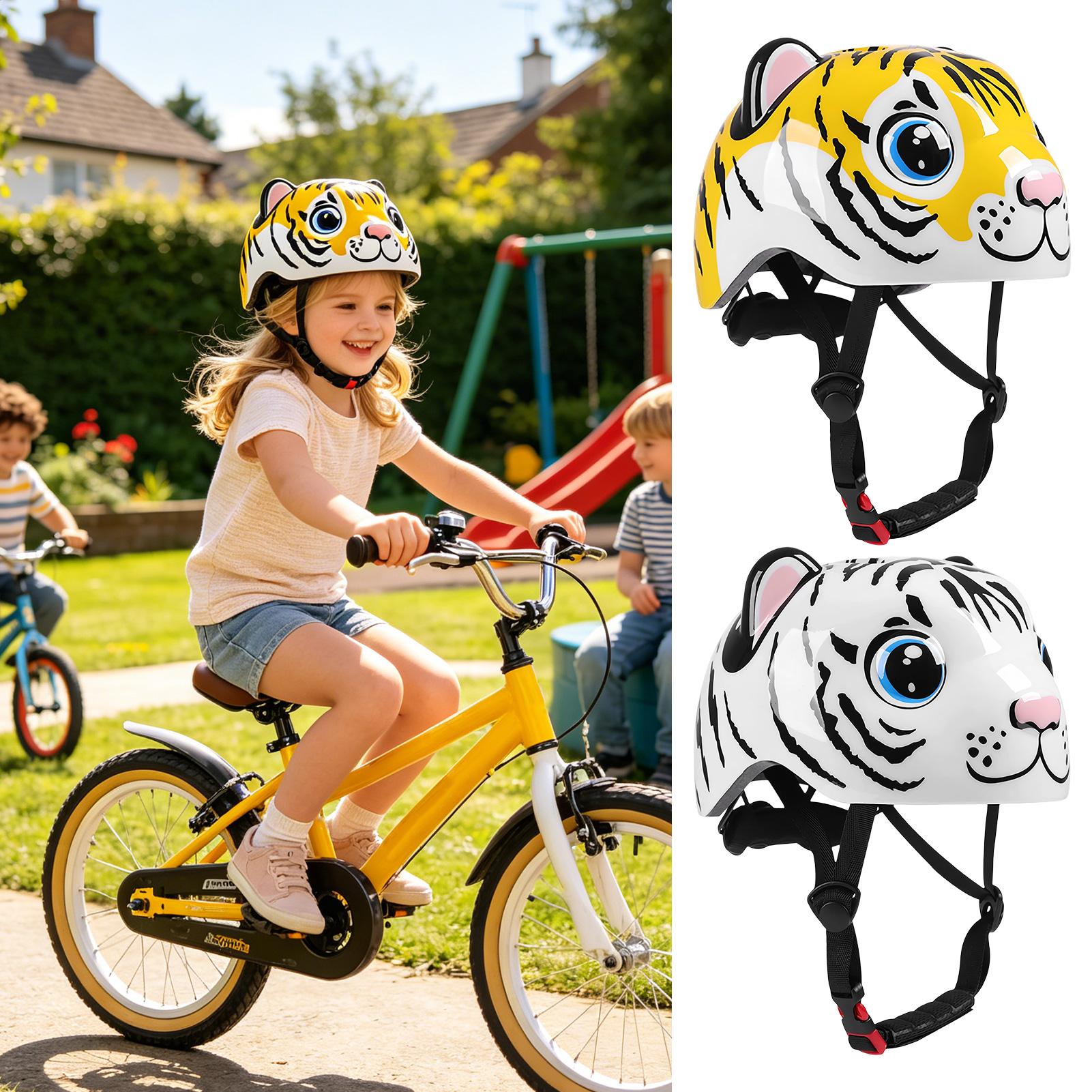 Kids Helmet Tiger Pattern Adju - đánh giá và giá Cycling Safety Gear For Kids