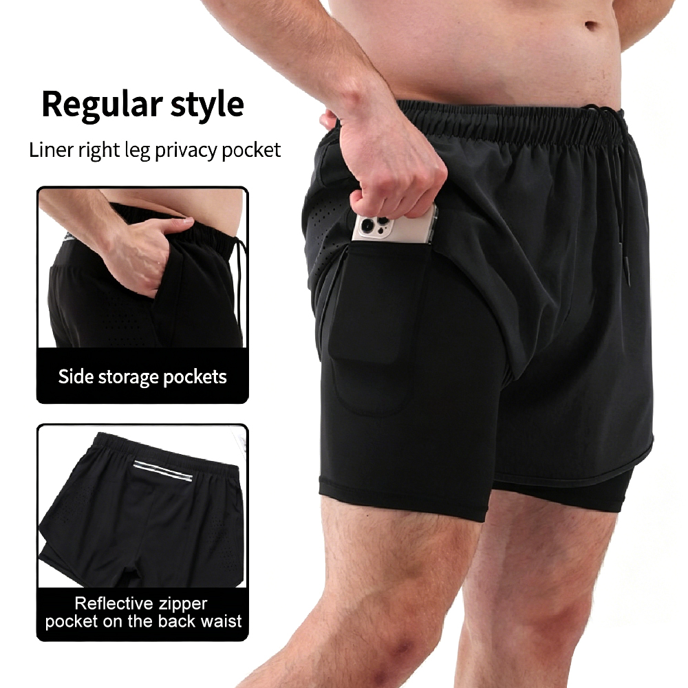 High-Waist 2-in-1 Running Shor - đánh giá và giá Cycling High Gear