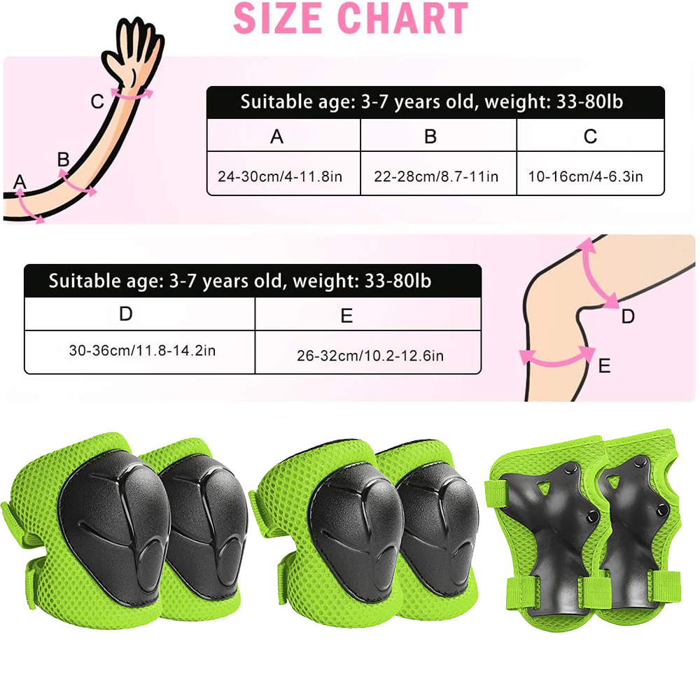 6pcs Protective Gears Set for  - đánh giá và giá Cycling Safety Gear For Kids