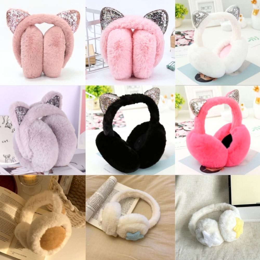 Soft Plush Earmuffs Kids Winte - đánh giá và giá Cycling Gear Weather