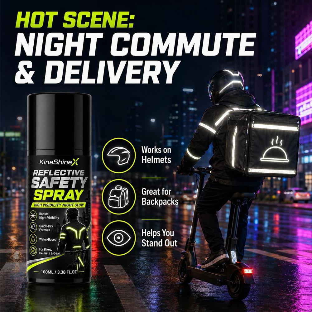 Night Reflective Safety Spray  - đánh giá và giá Cycling High Gear