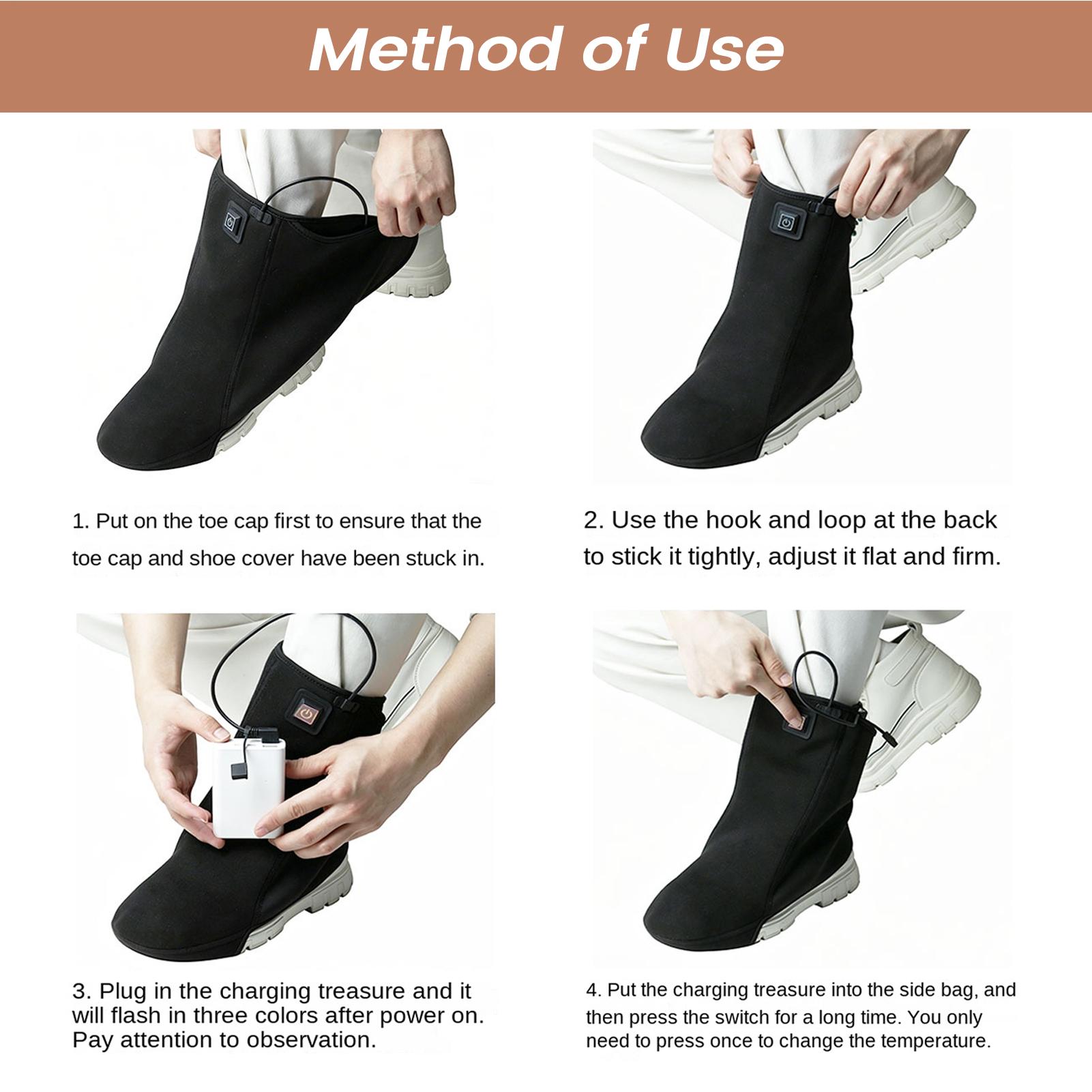 Heated Cycling Shoe Covers 3-L - đánh giá và giá Cycling Shoe Covers